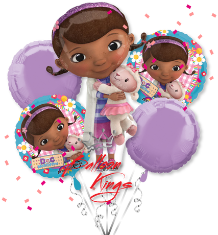Doc Mcstuffins 4th Birthday (500x500), Png Download