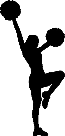 Cheerleader Png Free Download - Cheerleader Clipart (550x550), Png Download