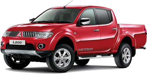 Mitsubishi Warrior Pickup Truck - Warrior Pick Up Truck (500x265), Png Download