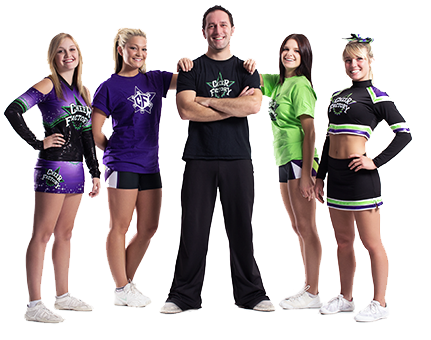 Core Cheerleading Services - Girl (430x378), Png Download