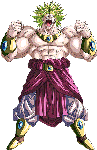Ssj Broly Png Svg - Legendary Super Saiyan Broly Png (426x568), Png Download