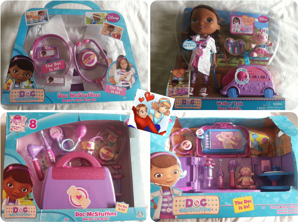 The Children Will Be Playing With These Fabulous Toys - Bigbolo Disney Doc Mcstuffins Jewelry Set (1024x767), Png Download