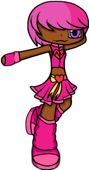 Zoe In Her Cheerleading Outfit - Cartoon (919x559), Png Download