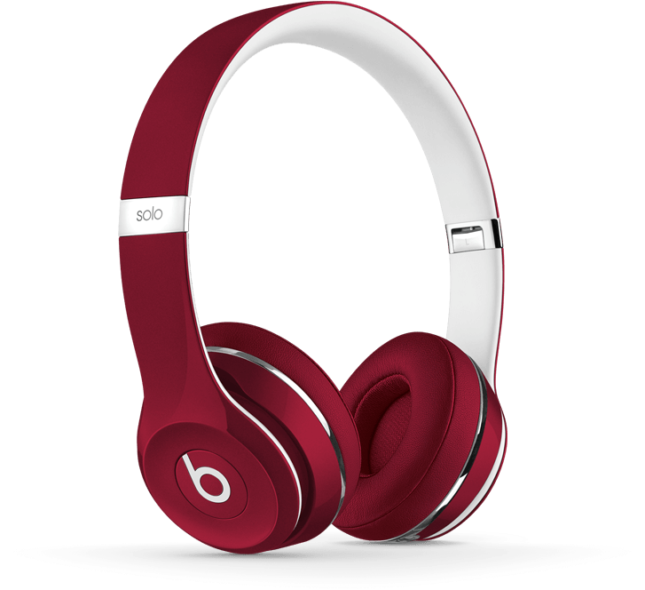 Beats Solo2null - Beats Solo2 On-ear Headphones Luxe Edition - Red (1000x700), Png Download