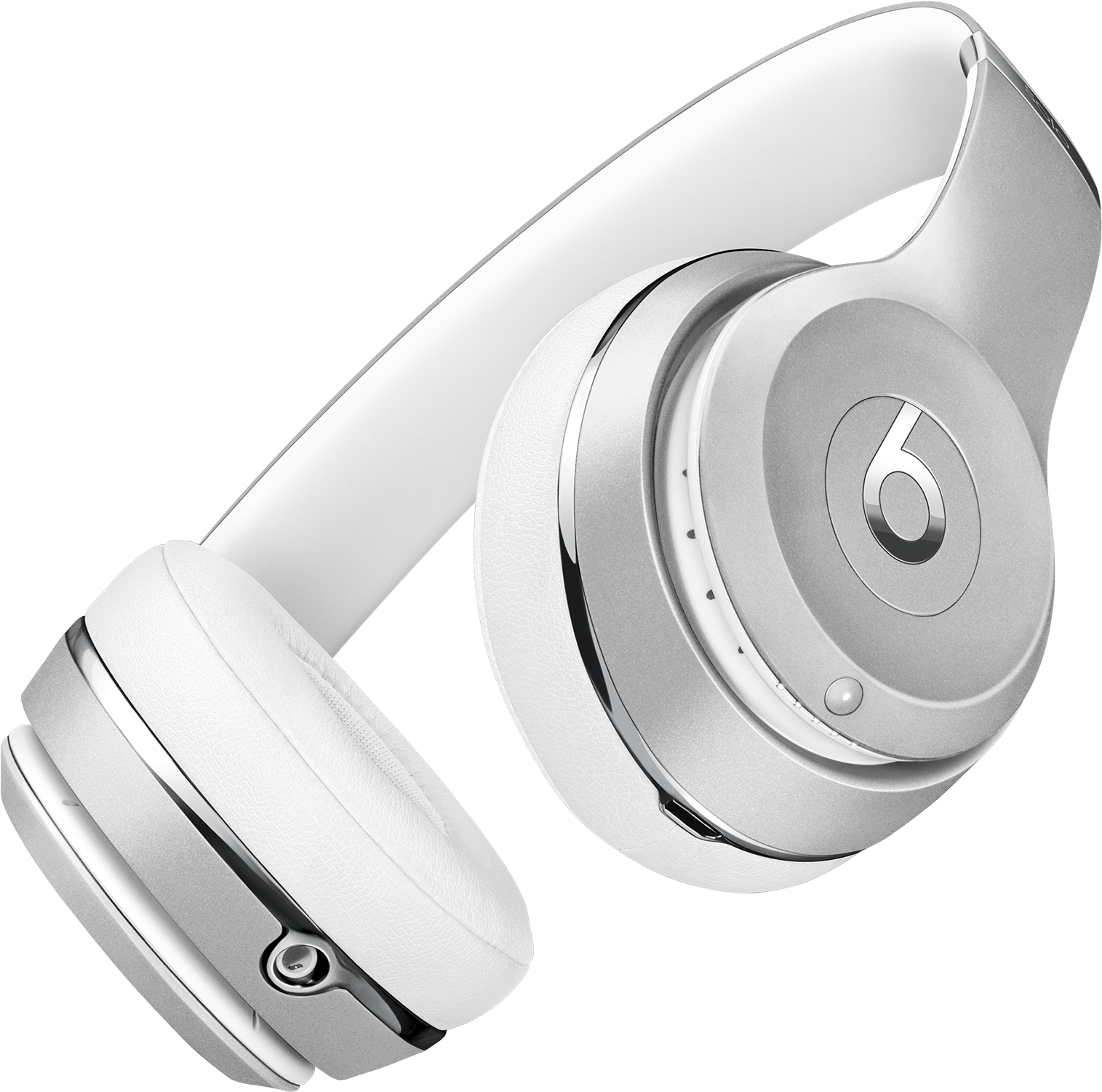 Silver - Beats Solo3 Wireless (gold) (1800x1800), Png Download