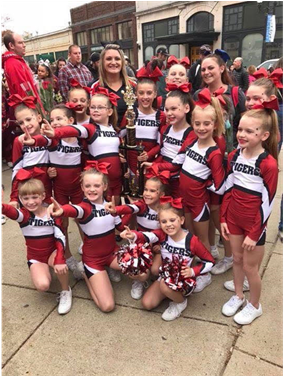 2017 U10 Division Ayc Local And State Champions - Tyngsboro Tigers 2017 Cheer (960x375), Png Download