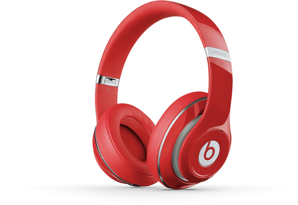 Beats Studio Wireless Over-ear Headphones - Red (1000x700), Png Download