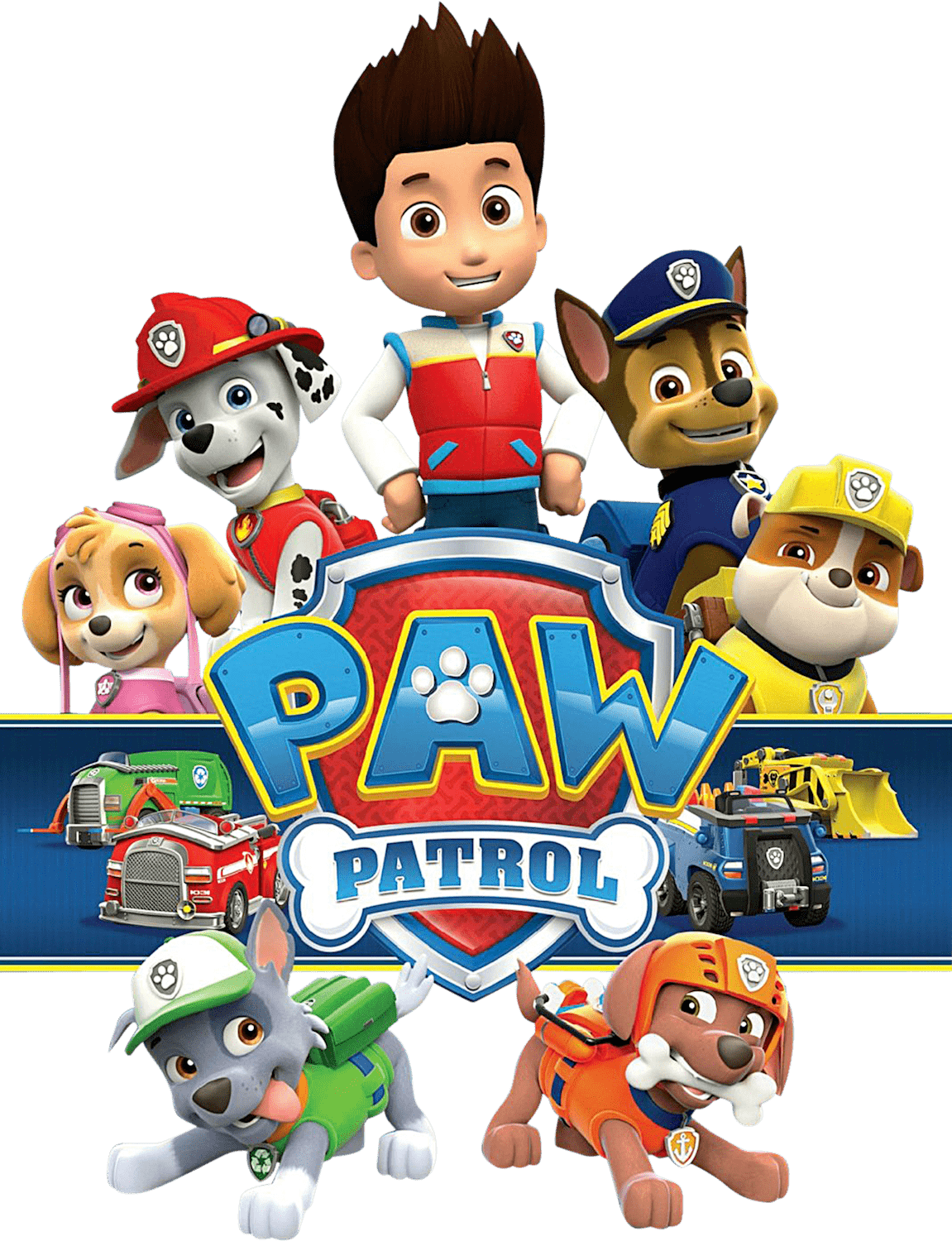 With Logo Png Transparent Paw Patrol Clipart Png - Paw Patrol Png Hd (1151x1500), Png Download
