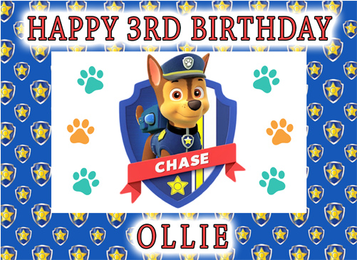 Paw Patrol Chase - Amscan Paw Patrol Beverage Napkins - 2ply Paper - 16 (500x500), Png Download