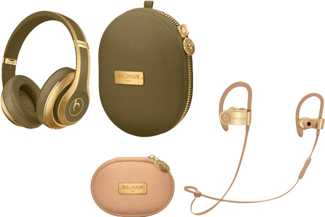 Balmain Beats - Beats Powerbeats3 Bluetooth Wireless In-ear Earphones (700x466), Png Download