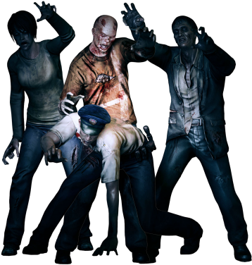 Hello Zombie World Pictures Png Images - Resident Evil Zombies Png (400x394), Png Download