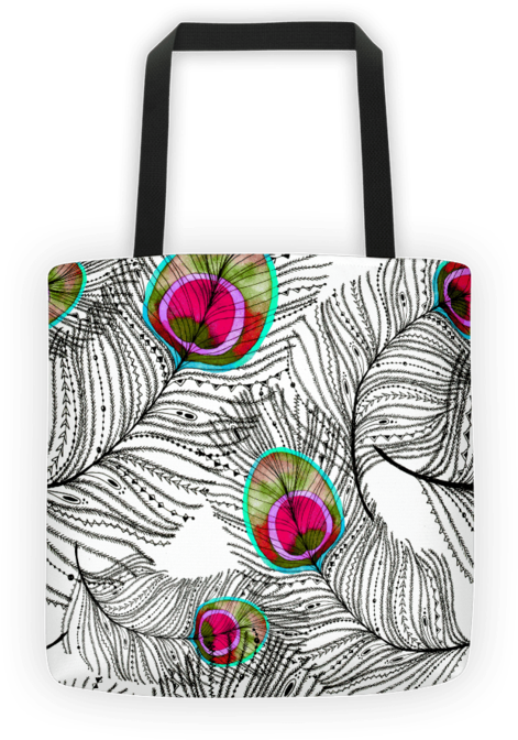 Ethnic Flow Tote Bag - Watercolor Painting (760x760), Png Download