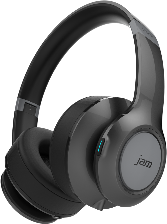 From The Manufacturer - Jam Hx-hp910gy Jam Transit Touch Headphones (1328x1080), Png Download