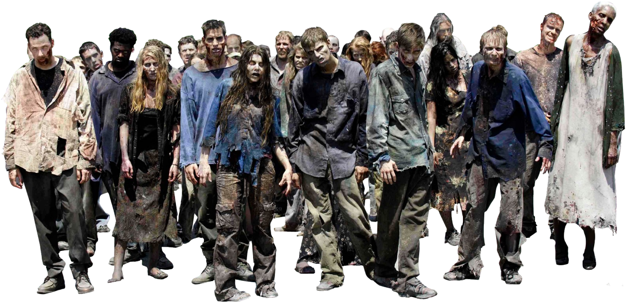 Zombie Horde Png - Mississippi (1280x637), Png Download