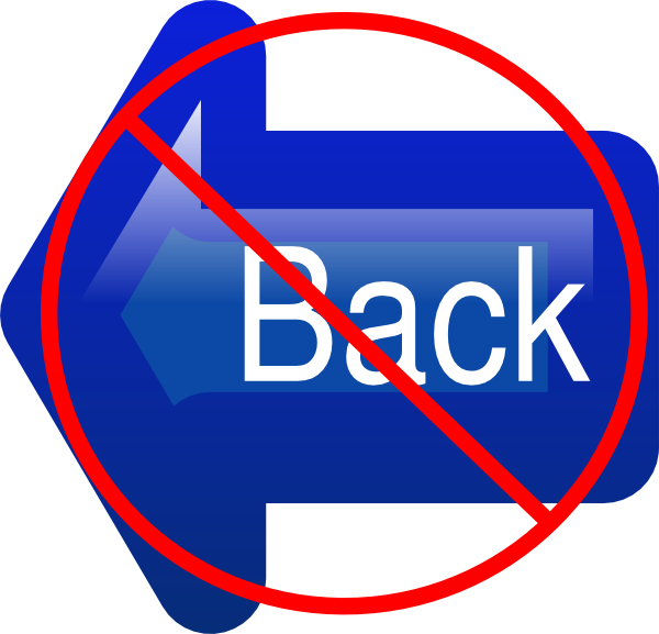 How To Set Use No Back Button Svg Vector (600x577), Png Download