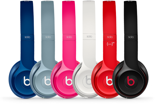 Beats - Beats Solo 2 Colores (543x437), Png Download