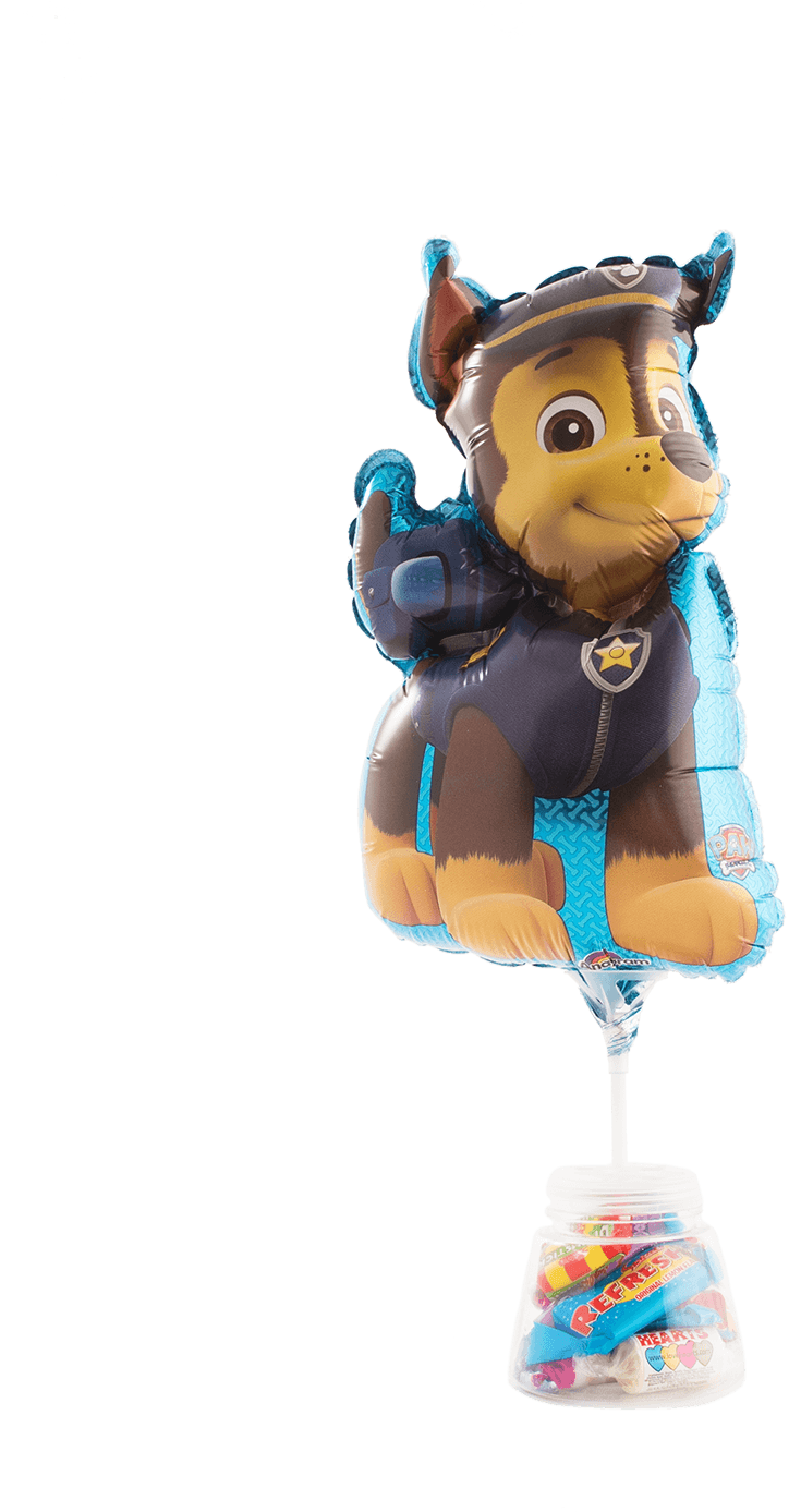 Chase Micro Foil Balloon - Balloon (1400x1400), Png Download