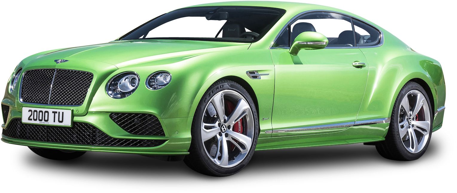 Bentley Continental Gt Vert (1626x780), Png Download