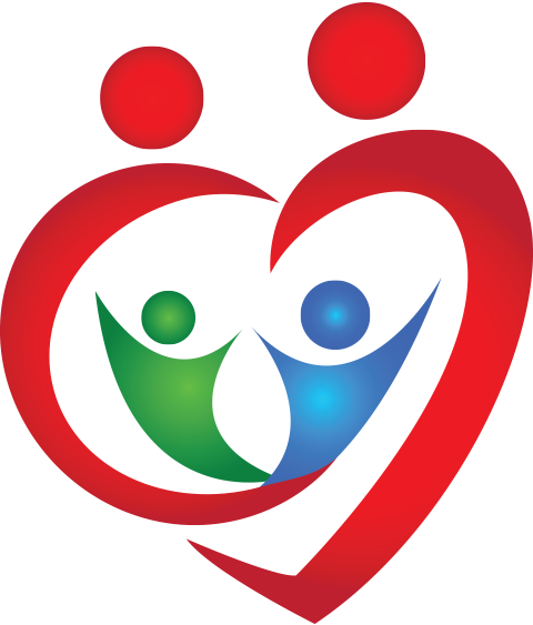 Graphic Of Heart With Two People Inside - Family Inside A Heart (480x563), Png Download