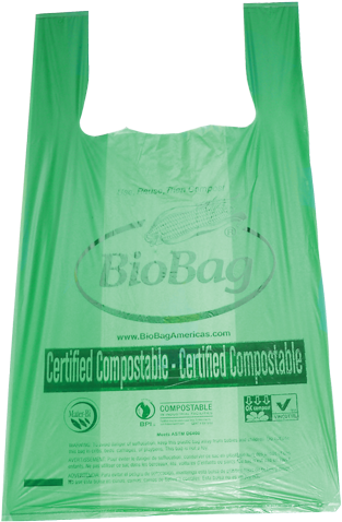 Biobag Regular Shopper Bag - Biodegradable Retail Bags (500x500), Png Download