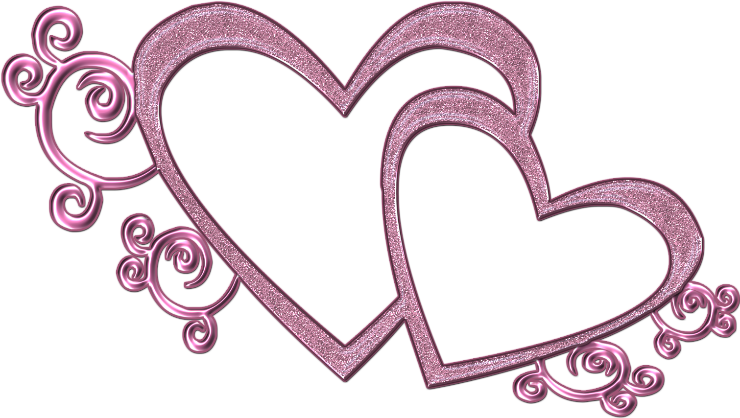 Vector Wedding Hearts Clipart - Wedding Hearts Clip Art (1512x1080), Png Download