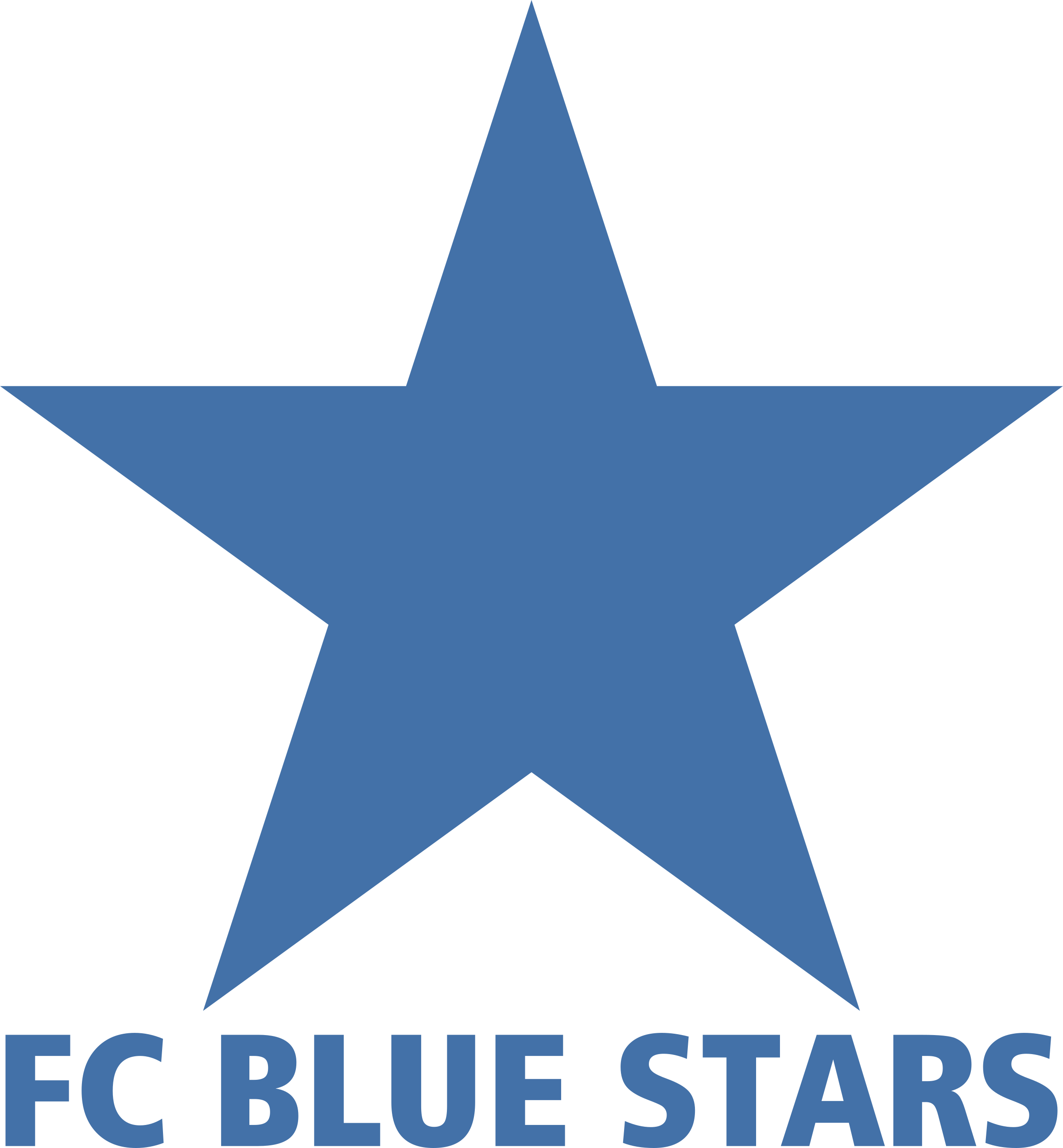 Blue Stars St Gallen (800x600), Png Download