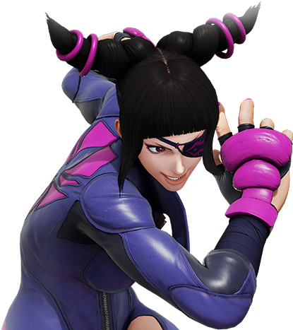 If You Look Closely At Juri's Cfn Render, You Can See - Juri Street Fighter (545x480), Png Download