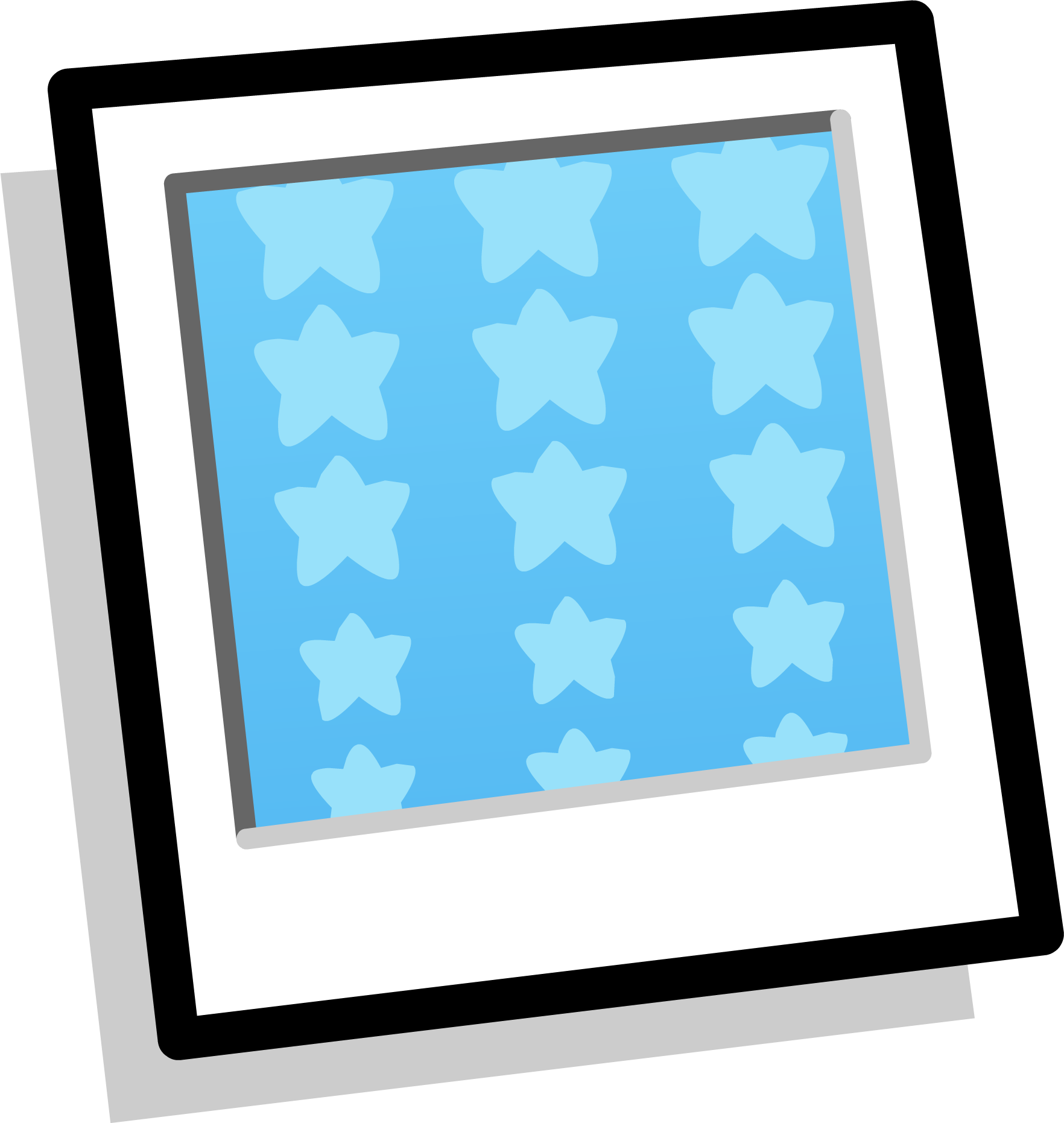 Blue Stars Background Clothing Icon Id (1764x1861), Png Download