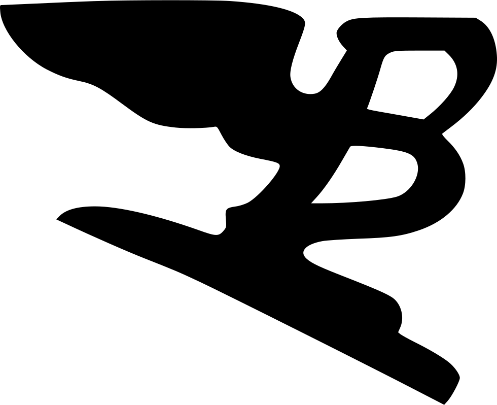 B Bentley Flying Luxury Brand Logo Logotype Auto Comments (980x798), Png Download