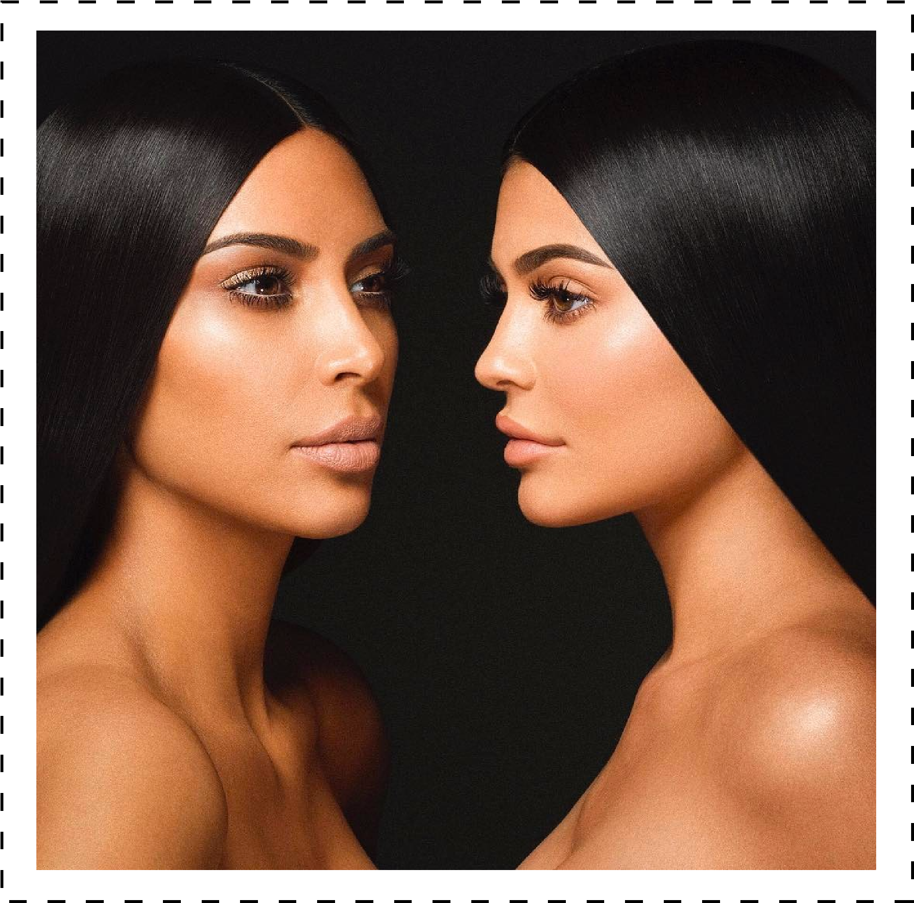 Kim And Kylie, 2017, For Their New Cosmetics Line - Kkw Beauty And Kylie Cosmetics (2000x1989), Png Download