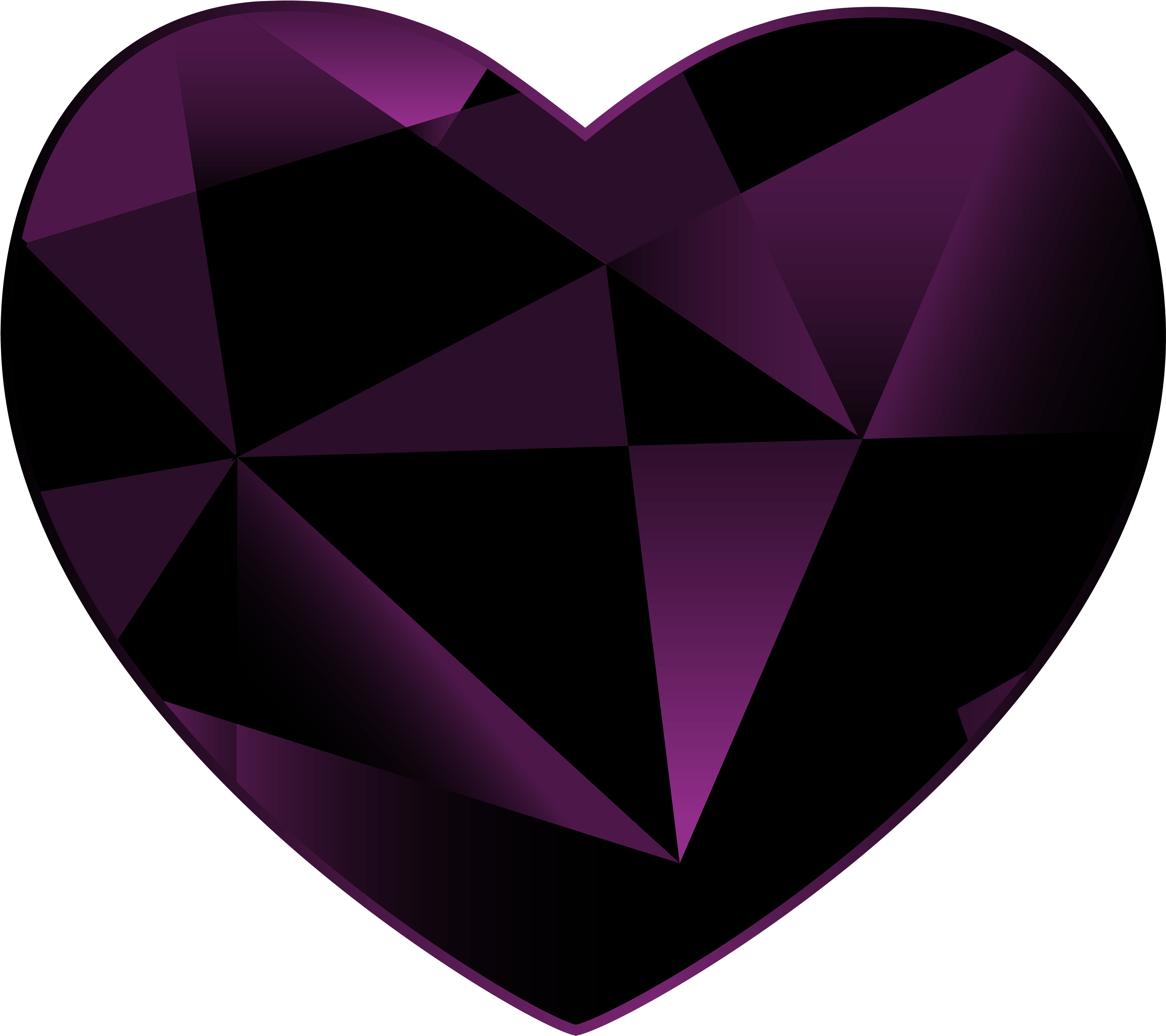 Gem Heart Png Clipart Best Web - Clip Art (4000x3589), Png Download