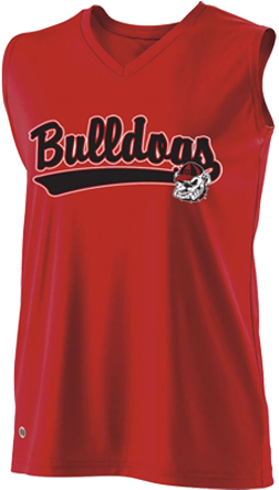 Georgia Bulldogs Softball Logo (400x450), Png Download