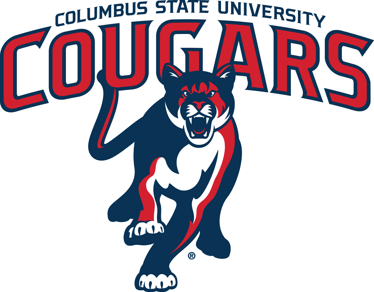 Csu Logo Horz2 - Columbus State University Mascot (1298x1014), Png Download