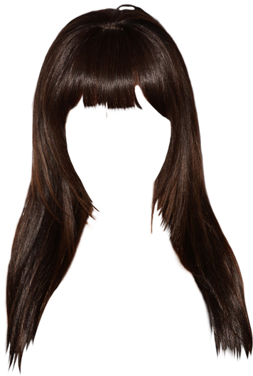 Kim Kardashian Long Straight Formal Hairstyle With - Lace Wig (521x625), Png Download