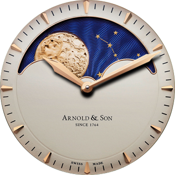 Arnold & Son Gold Blue Stars - Gold (360x360), Png Download
