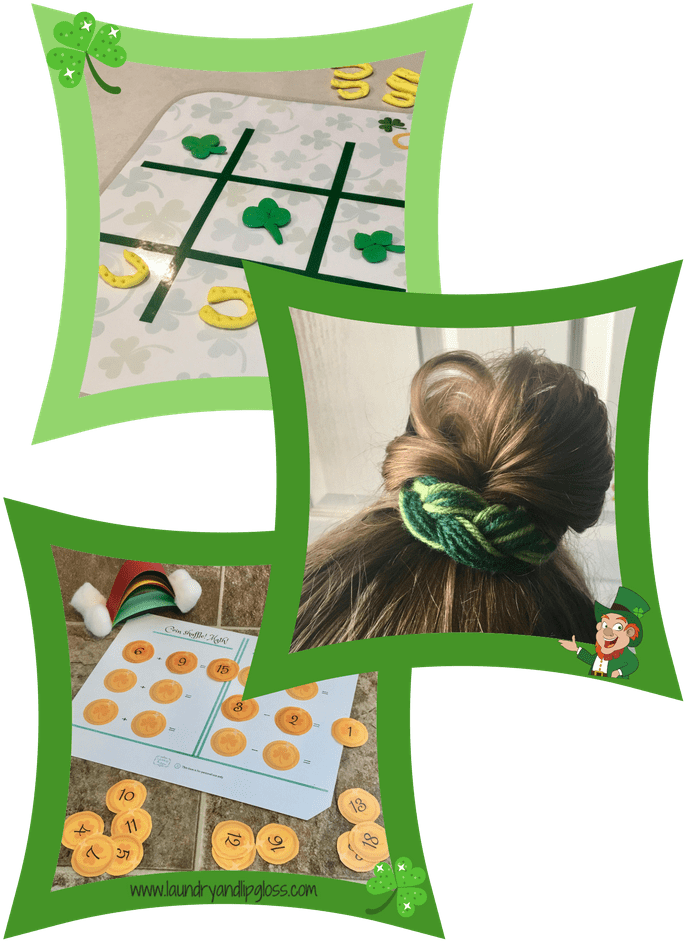 Patrick's Day Kid's Activities And Crafts - Girl (735x1102), Png Download