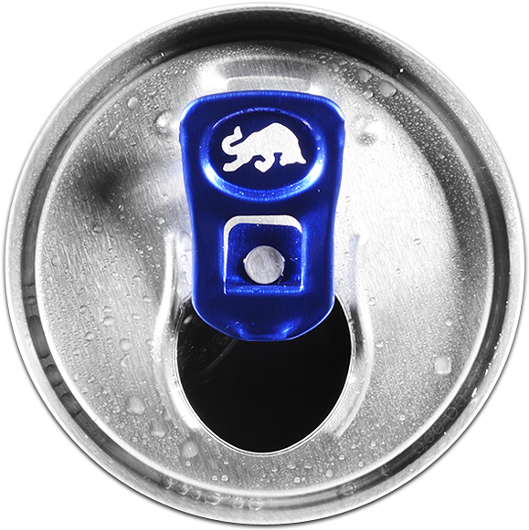 Red Bull Can Png Download - Red Bull Can Top (600x600), Png Download