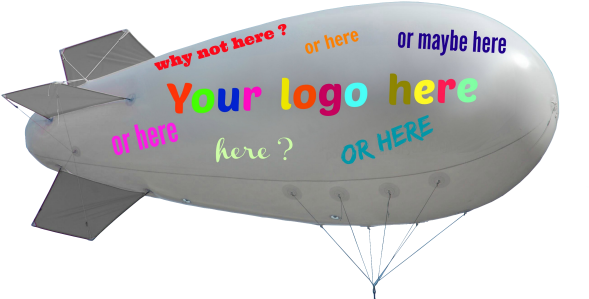 Whether A Zeppelin, An Airship, A Dirigible Or A Blimp, - Blimp (597x316), Png Download