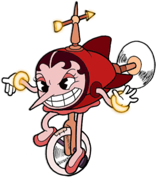 Hilda Berg Blimp Sprite - Berg Blimp Hilda Berg (560x615), Png Download
