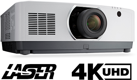 8000-lumen Professional Laser Installation Projector - Nec 6500ansi Wuxga Projector (480x480), Png Download