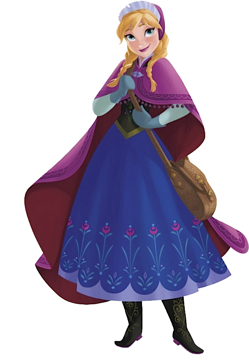 Frozen Anna Clipart - Frozen Clipart (563x777), Png Download