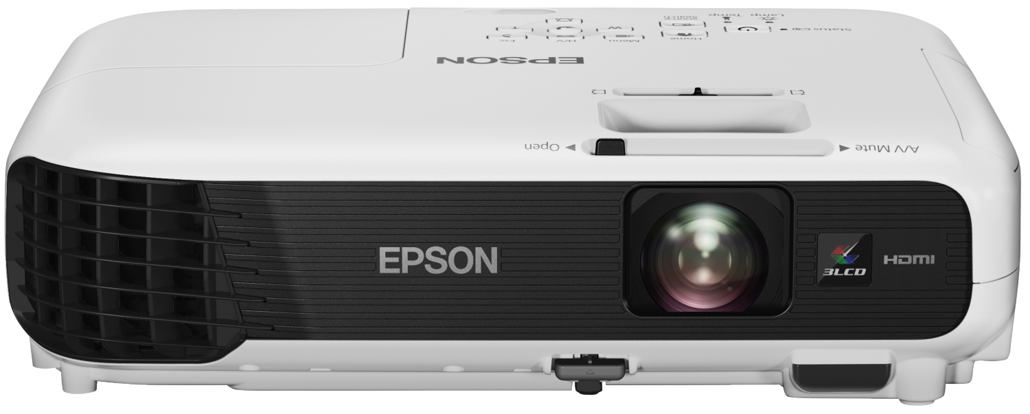 Gallery - Epson Eb W04 Projector (1500x603), Png Download