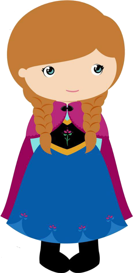 These Would Make Good Templets For Felt Dolls Anna - Anna Frozen Baby Png (286x487), Png Download