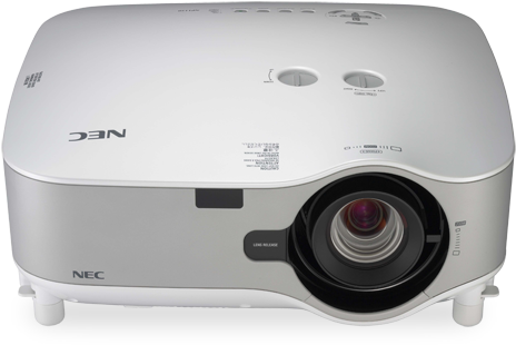 4000-lumen Professional Installation Projector - Nec 1250 Projector (480x480), Png Download