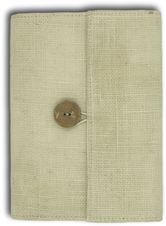 Burlap Jute Journal Beige - Burlap Jute Journal (760x760), Png Download