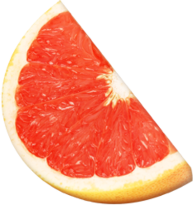 Grapefruit Png - Red Lemon Png (377x400), Png Download