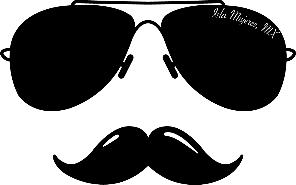 Jpg Black And White Library Sunglasses And Mustaches - Mustache With Sunglasses Png (987x617), Png Download