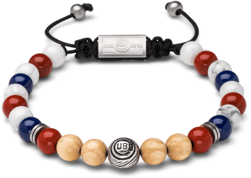 Chicago Cubs™ Round Macrame Bracelet 8mm - Bracelet (1024x1024), Png Download