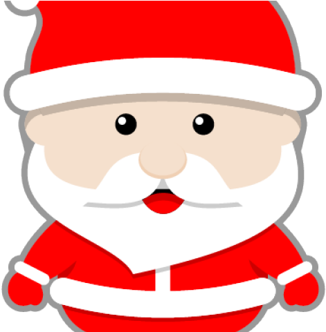 Drawn Sanya Cartooon - Christmas Santa Logo (640x480), Png Download