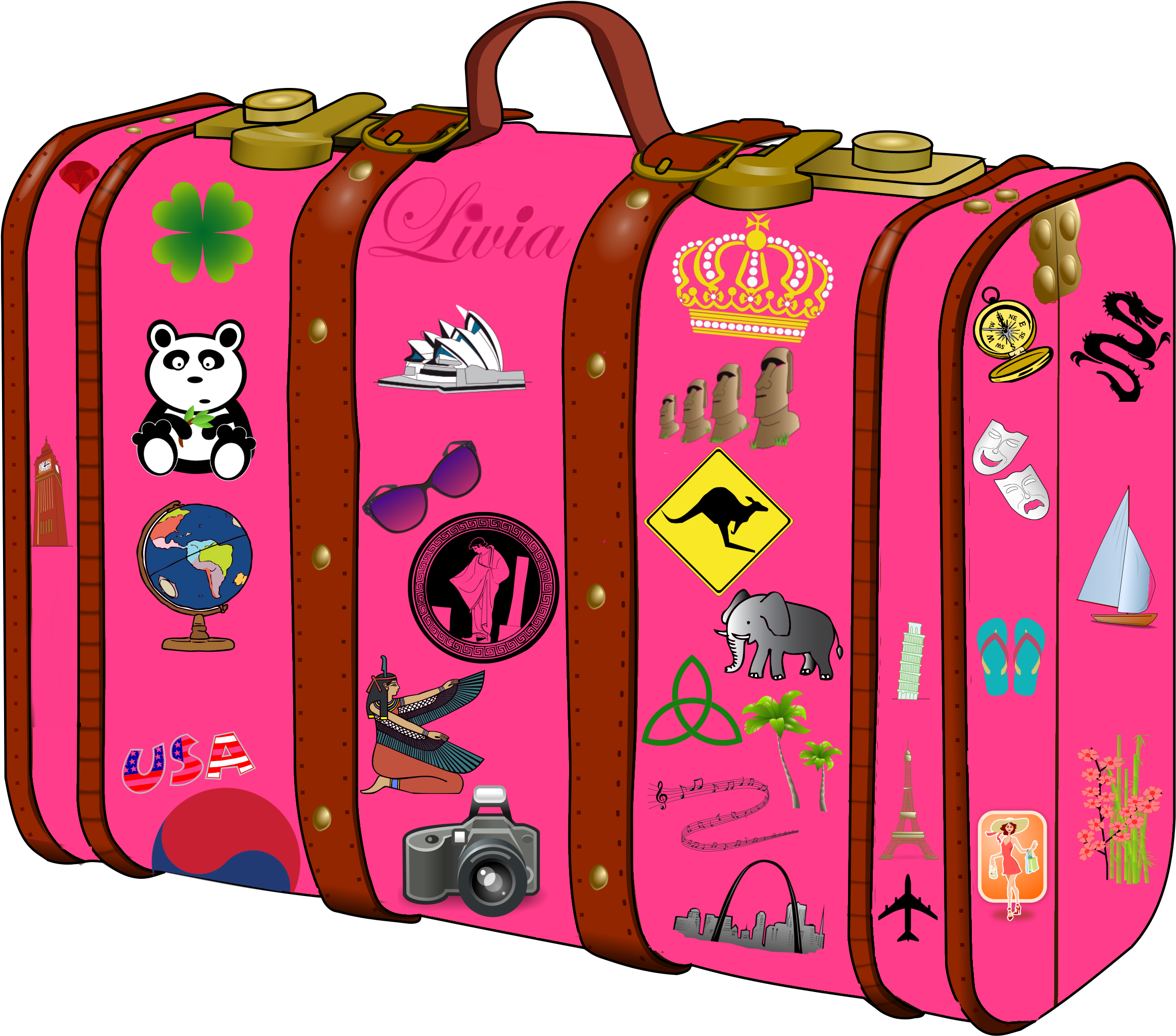 Clipart Download Download Suitcase Png Hq Image Freepngimg - Suitcase Png (2400x2160), Png Download